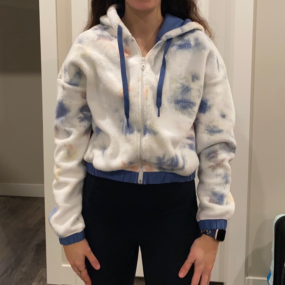 Aerie zippered cropped sweater